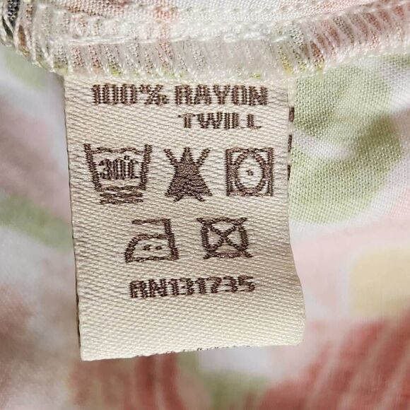 Margaritaville maxi sundress blue floral Colorblock print Rayon XL - Picture 7 of 8